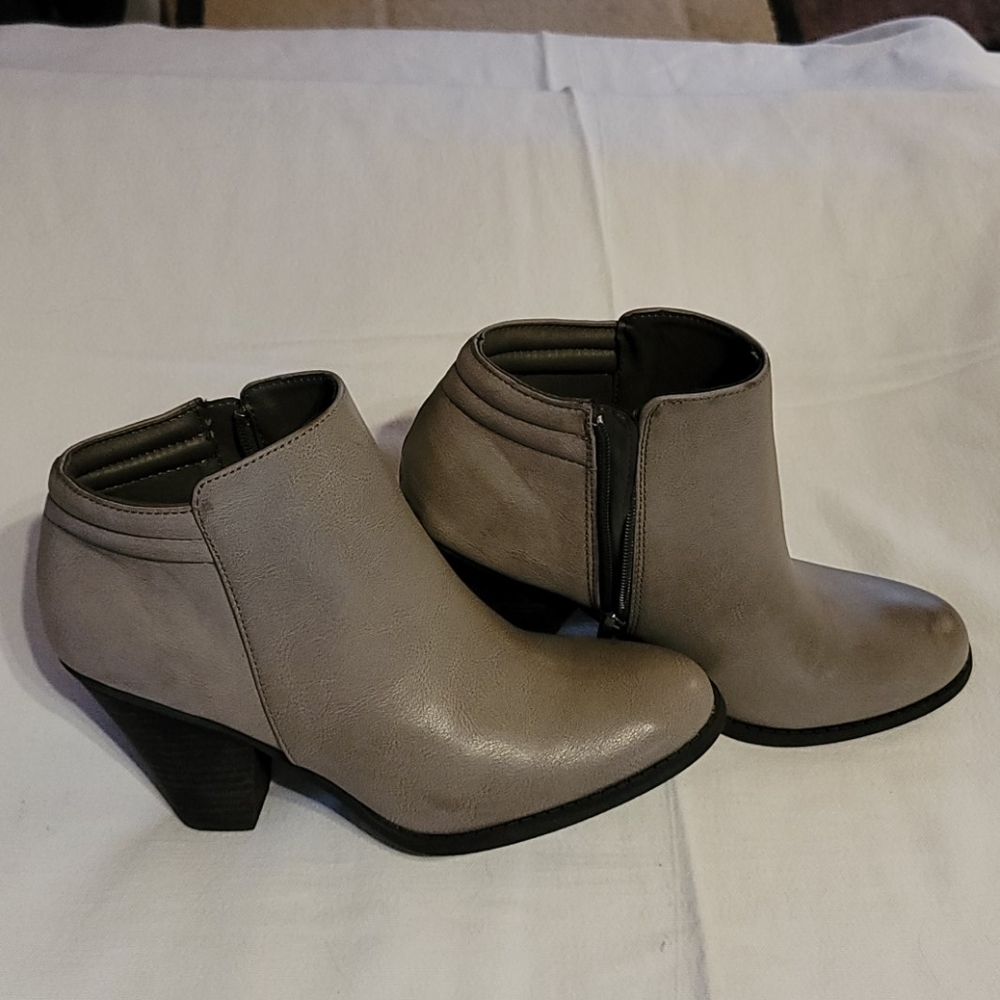 Grey booties